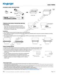 SA36-11SRWA Datasheet Page 4