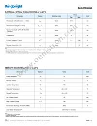 SA39-11CGKWA Datasheet Page 2