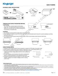 SA39-11CGKWA Datasheet Page 4