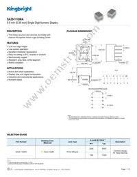 SA39-11GWA Datasheet Cover