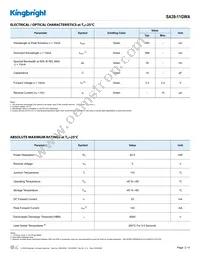 SA39-11GWA Datasheet Page 2