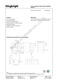 SA39-11SRWA Datasheet Cover