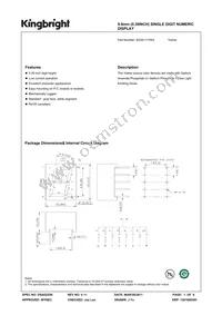 SA39-11YWA Datasheet Cover