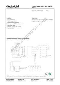 SA39-12CGKWA Datasheet Cover