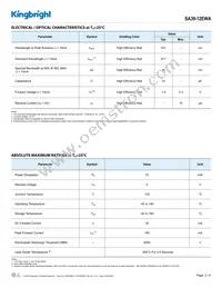 SA39-12EWA Datasheet Page 2