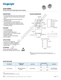 SA39-12SRWA Datasheet Cover