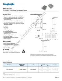 SA40-18CGKWA Datasheet Cover