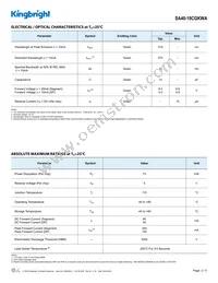 SA40-19CGKWA Datasheet Page 2