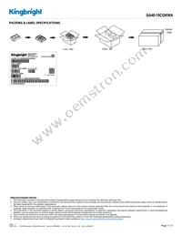 SA40-19CGKWA Datasheet Page 5