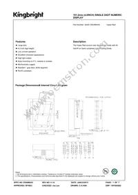 SA40-19SURKWA Datasheet Cover