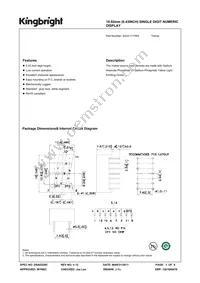 SA43-11YWA Datasheet Cover