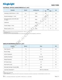 SA52-11GWA Datasheet Page 2