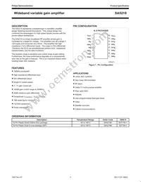 SA5219D Datasheet Page 2