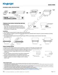 SA56-21GWA Datasheet Page 4