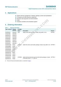 SA56004HD Datasheet Page 2