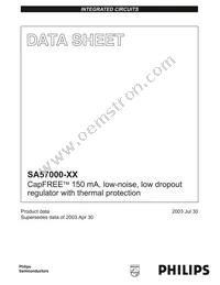 SA57000-30D Datasheet Cover