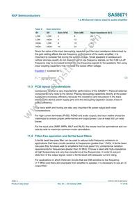 SA58671UK Datasheet Page 17