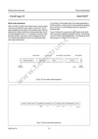 SAA1305T/N1 Datasheet Page 13