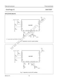 SAA1305T/N1 Datasheet Page 19