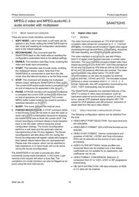 SAA6752HS/V103 Datasheet Page 16