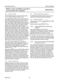 SAA6752HS/V103 Datasheet Page 20