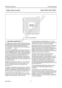 SAA7105E/V1/G Datasheet Page 9