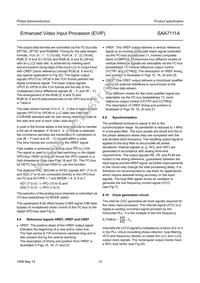 SAA7111AHZ/V4 Datasheet Page 12