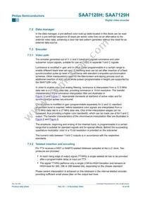SAA7129H/V1 Datasheet Page 10