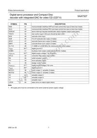 SAA7327H/T/M2B Datasheet Page 7