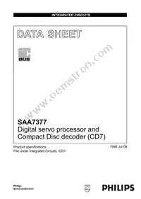SAA7377GP/M1 Datasheet Cover