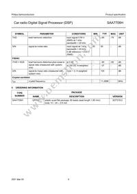 SAA7706H/N210S Datasheet Page 5