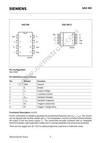 SAE800FKLA1 Datasheet Page 2