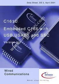 SAF-C161U-LF V1.3 Datasheet Cover
