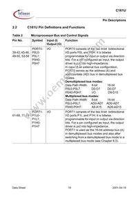 SAF-C161U-LF V1.3 Datasheet Page 18