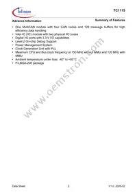 SAF-TC1115-L150EB BB Datasheet Page 8