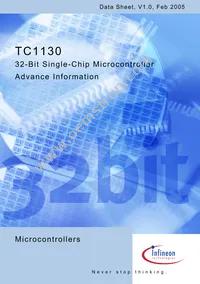 SAF-TC1130-L150EB BB Datasheet Cover