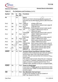 SAF-TC1130-L150EB BB Datasheet Page 20