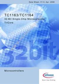 SAF-TC1164-128F80HL AB Datasheet Cover