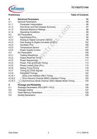 SAF-TC1164-128F80HL AB Datasheet Page 6