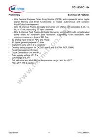 SAF-TC1164-128F80HL AB Datasheet Page 8