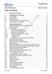 SAF-TC1165-192F80HL AA Datasheet Page 5
