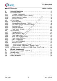 SAF-TC1165-192F80HL AA Datasheet Page 6