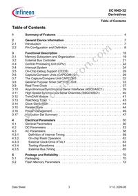 SAF-XC164D-32F40F BB Datasheet Page 5