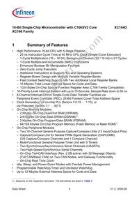 SAF-XC164D-8F40F BB Datasheet Page 6