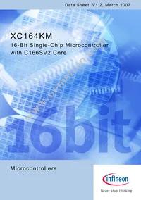 SAF-XC164KM-16F40F BA Datasheet Cover