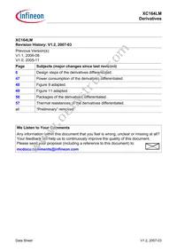 SAF-XC164LM-16F40F BA Datasheet Page 5