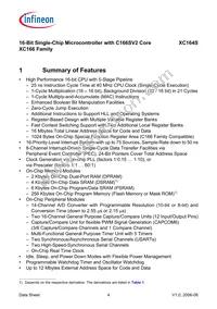 SAF-XC164S-32F40F BB Datasheet Page 6
