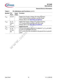 SAF-XC164S-8F40F BB Datasheet Page 18