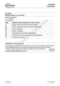 SAF-XC164TM-16F40F BA Datasheet Page 4