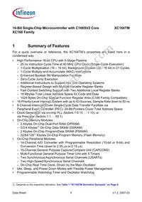 SAF-XC164TM-16F40F BA Datasheet Page 6